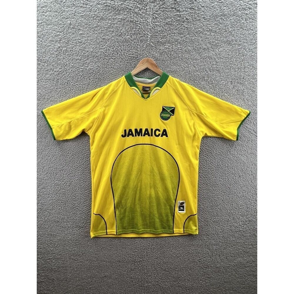 Drako Jamaica Football Federacion Yellow Men’s Size Jersey